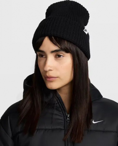 Шапка Nike PEAK WAFFLE KNIT BEANIE чорна FZ2123-010