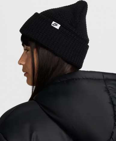 Шапка Nike PEAK WAFFLE KNIT BEANIE чорна FZ2123-010