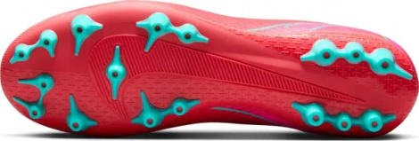 Бутси Nike MERCURIAL ZOOM VAPOR 16 ACADEMY AG червоно-рожево-бірюзові FQ8364-800