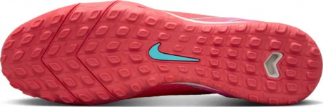 Сороконіжки (шиповки) Nike MERCURIAL ZOOM SUPERFLY 10 ACADEMY TF червоно-рожево-бірюзові FQ8331-800