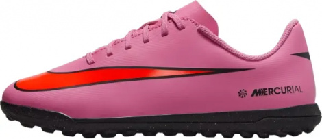 Сороконіжки (шиповки) дитячі Nike JR MERCURIAL VAPOR 16 CLUB TF рожево-червоні FQ8287-600
