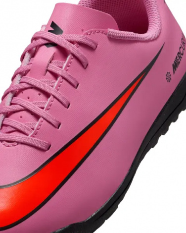 Сороконіжки (шиповки) дитячі Nike JR MERCURIAL VAPOR 16 CLUB TF рожево-червоні FQ8287-600