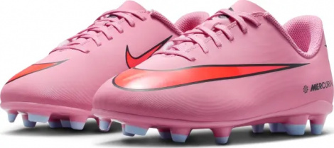 Бутси дитячі Nike JR MERCURIAL VAPOR 16 CLUB FG/MG рожево-червоні FQ8286-600