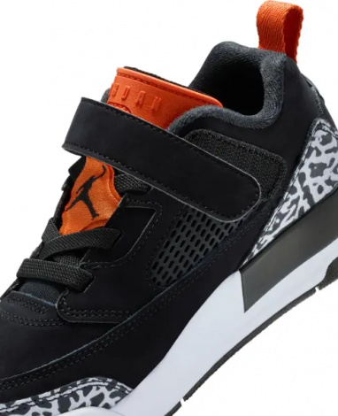 Кросівки дитячі Nike JORDAN SPIZIKE LOW (PS) чорно-помаранчево-білі FQ3951-008