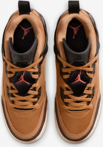 Кросівки підліткові Nike JORDAN SPIZIKE LOW (GS) коричнево-чорні FQ3950-202
