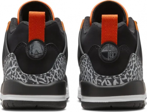 Кросівки підліткові Nike JORDAN SPIZIKE LOW (GS) чорно-помаранчево-білі FQ3950-008
