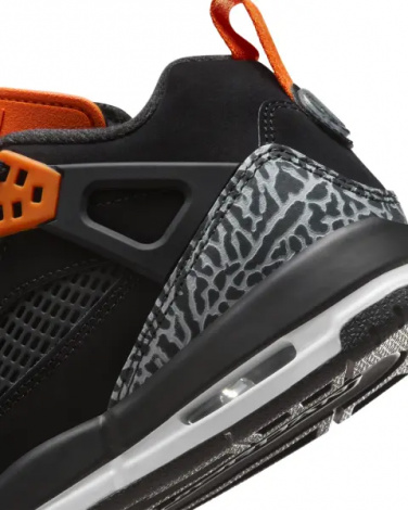 Кросівки підліткові Nike JORDAN SPIZIKE LOW (GS) чорно-помаранчево-білі FQ3950-008