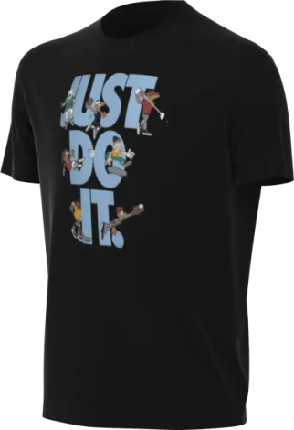 Футболка підліткова Nike JDI MULTI SPORT чорно-блакитна FN9667-010