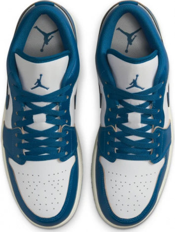 Кросівки Nike AIR JORDAN 1 LOW SE синьо-білі FN5214-141