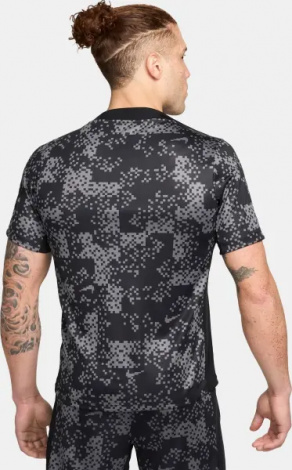 Футболка Nike ACADEMY PRO DRI-FIT GRAPHIC черно-серо-розовая FN2411-069