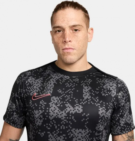 Футболка Nike ACADEMY PRO DRI-FIT GRAPHIC черно-серо-розовая FN2411-069