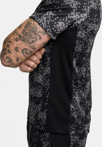 Футболка Nike ACADEMY PRO DRI-FIT GRAPHIC черно-серо-розовая FN2411-069