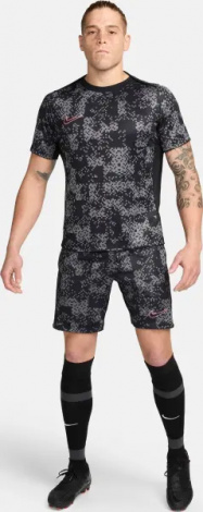 Футболка Nike ACADEMY PRO DRI-FIT GRAPHIC черно-серо-розовая FN2411-069