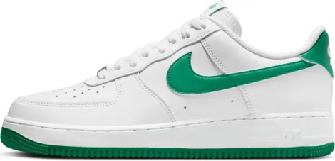 Кроссовки Nike AIR FORCE 1 07 бело-зеленые FJ4146-102