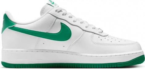 Кроссовки Nike AIR FORCE 1 07 бело-зеленые FJ4146-102
