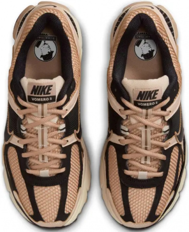Кроссовки женские Nike ZOOM VOMERO 5 коричнево-черные FJ2028-106