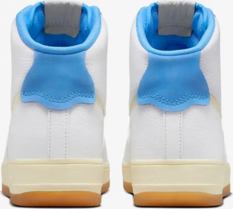 Кроссовки женские Nike AIR FORCE 1 HIGH SCULPT SURFACES бело-кремово-голубые FD9868-100