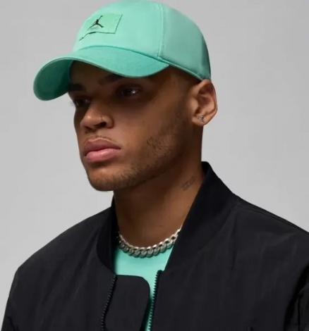 Кепка Nike JORDAN CLUB CAP ADJUSTABLE HAT PATCH бирюзовая FD5181-349