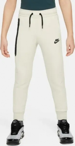 Спортивные штаны подростковые Nike TECH FLEECE бежевые FD3287-020