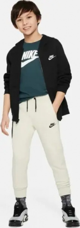 Спортивные штаны подростковые Nike TECH FLEECE бежевые FD3287-020