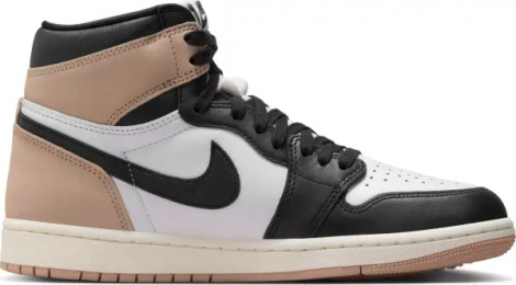Кросівки жіночі Nike JORDAN 1 RETRO HIGH OG LATTE коричнево-біло-чорні FD2596-021