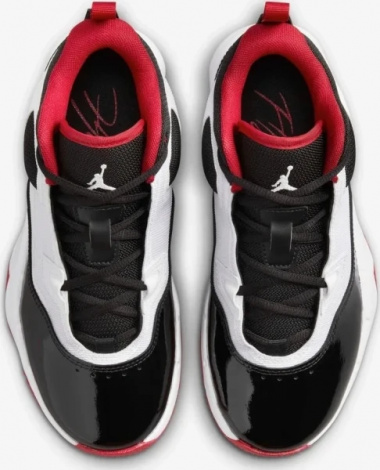 Кросівки підліткові Nike JORDAN STAY LOYAL 3 (GS) біло-чорно-червоні FB9922-101