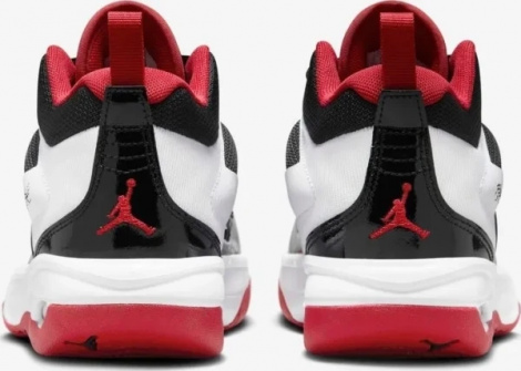 Кросівки підліткові Nike JORDAN STAY LOYAL 3 (GS) біло-чорно-червоні FB9922-101