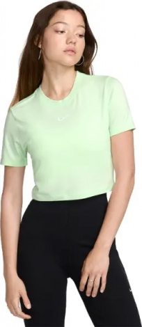 Футболка жіноча Nike SPORTSWEAR ESSENTIAL SLIM CROPPED світло-зелена FB2873-376