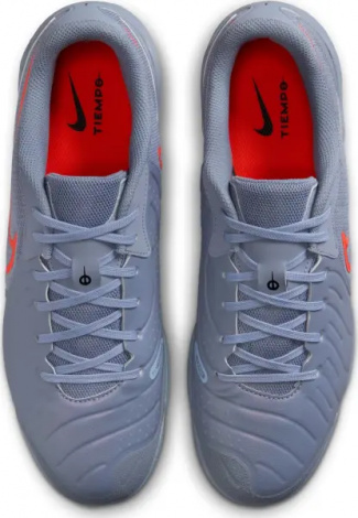Футзалки (бампы) Nike TIEMPO LEGEND 10 ACADEMY IC светло-сине-оранжевые DV4341-402