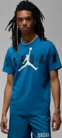 Футболка Nike JORDAN AIR STRETCH синяя DV1445-457
