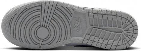 Кросівки підліткові Nike AIR JORDAN 1 MID (GS) біло-чорно-сірі DQ8423-101