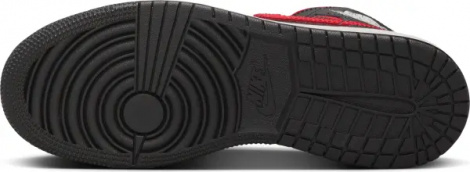 Кросівки підліткові Nike AIR JORDAN 1 MID (GS) чорно-червоні DQ8423-067