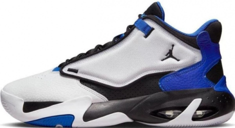 Кросівки баскетбольні Nike JORDAN MAX AURA 4 біло-чорно-сині DN3687-104