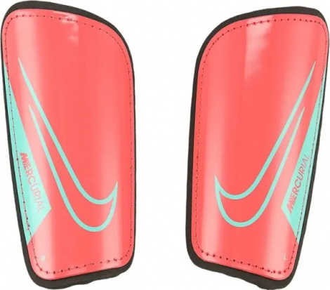 Щитки футбольные Nike MERCURIAL HARDSHELL красно-бирюзово-черные DN3614-850