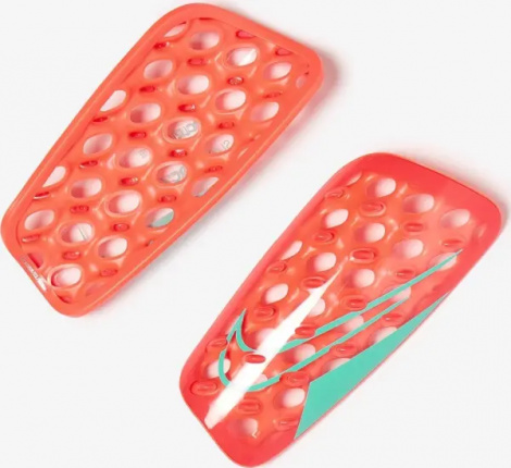 Щитки футбольные Nike MERCURIAL FLYLITE SUPERLOCK красно-бирюзово-черные DN3608-850