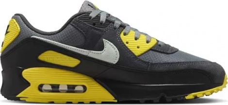 Кроссовки Nike AIR MAX 90 темно-серо-желтые DM0029-016