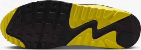 Кроссовки Nike AIR MAX 90 темно-серо-желтые DM0029-016