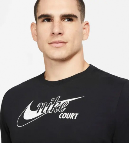 Футболка Nike NIKECOURT DRI-FIT черная DD8376-010