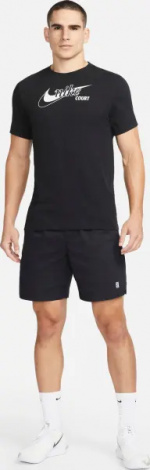 Футболка Nike NIKECOURT DRI-FIT черная DD8376-010
