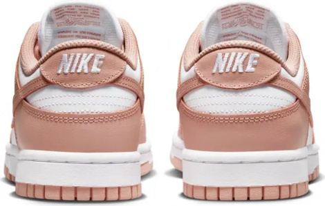 Кроссовки женские Nike DUNK LOW светло-розово-белые DD1503-118