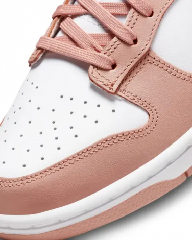 Кроссовки женские Nike DUNK LOW светло-розово-белые DD1503-118