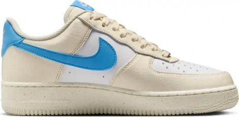 Кроссовки женские Nike AIR FORCE 1 '07 NEXT NATURE кремово-бело-голубые DC9486-110