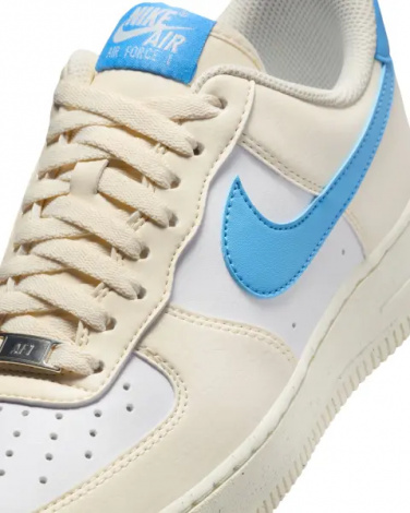 Кроссовки женские Nike AIR FORCE 1 '07 NEXT NATURE кремово-бело-голубые DC9486-110