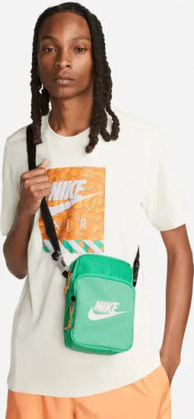Сумка через плече Nike HERITAGE 2.0 зелена CV1408-363
