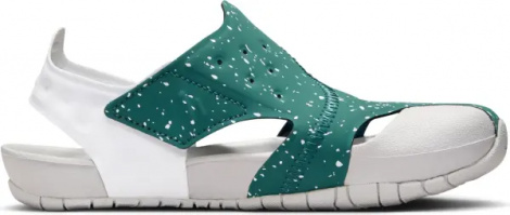 Сандали детские Nike JORDAN FLARE (PS) темно-зелено-светло-серо-белые CI7849-303