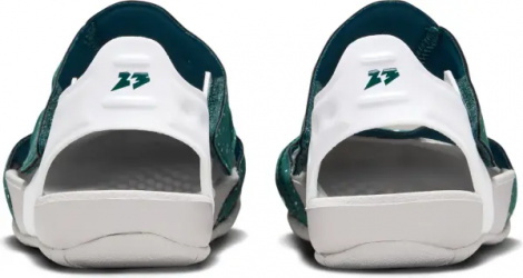 Сандали детские Nike JORDAN FLARE (PS) темно-зелено-светло-серо-белые CI7849-303