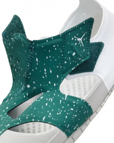 Сандали детские Nike JORDAN FLARE (PS) темно-зелено-светло-серо-белые CI7849-303