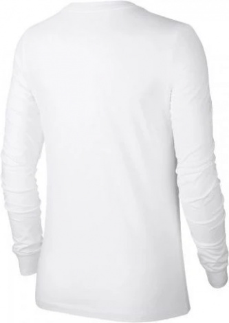 Лонгслів жіночий Nike NSW TEE ESSNTL LS ICON FUTURA білий BV6171-100