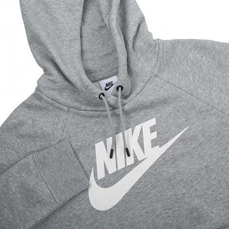 Толстовка жіноча Nike ESSNTL FLC GX HOODIE сіра BV4126-063