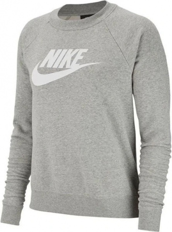 Свитшот женский Nike NSW ESSNTL CREW FLC HBR серый BV4112-063